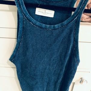 Ribbed Imogene and Willie tank top, size M.